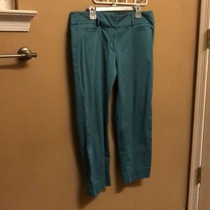 Blue Capri work pants